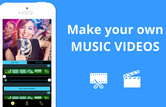 music video maker app for android and iphone