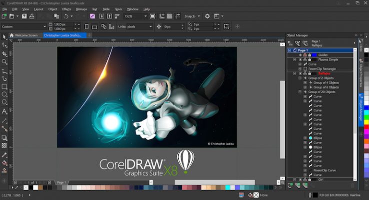 CorelDRAW photo editor