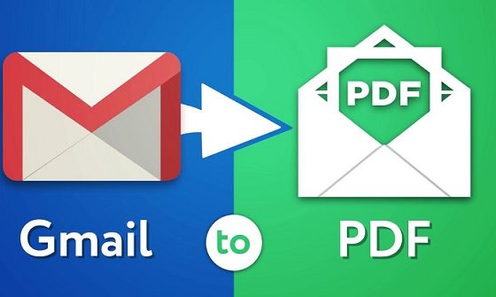 save an email as a PDF on Android