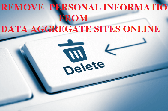 delete my personal information on website